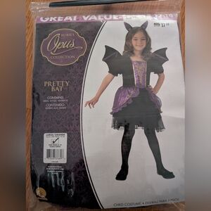 NWT Halloween Costume Pretty Bat Girls Size Large 12-14